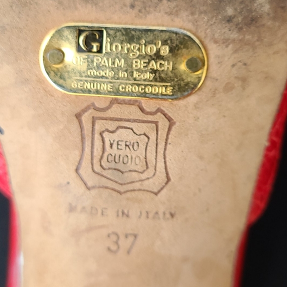 CROCODILE HEELS 👠 GIORGIO'S PALM BEACH - Picture 3 of 5